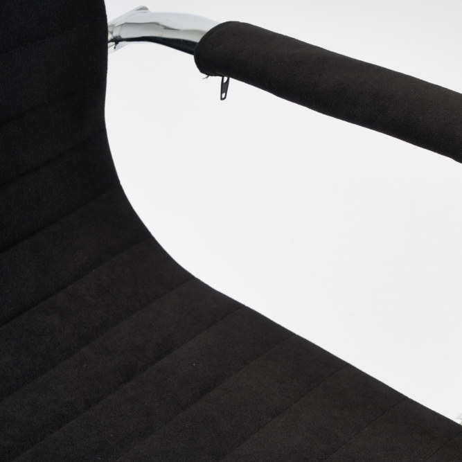 Кресло URBAN-LOW флок , черный, 35