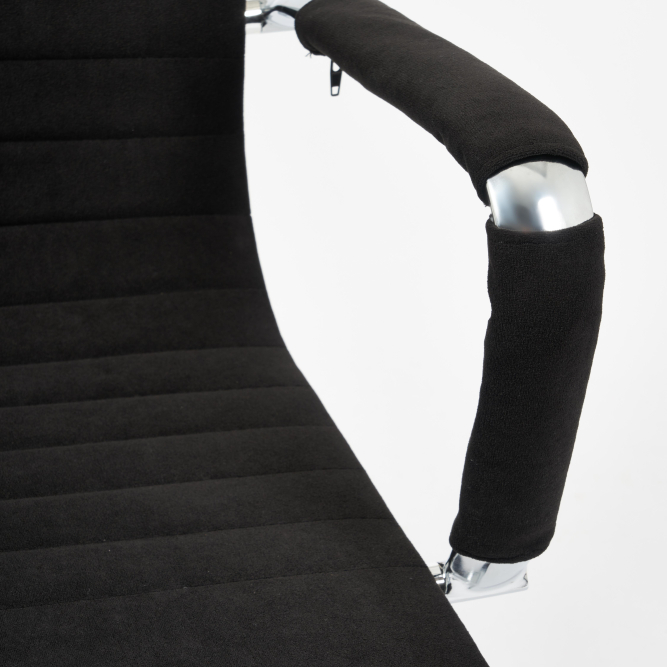 Кресло URBAN-LOW флок , черный, 35