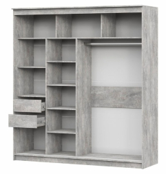 Шкаф-купе ШК №25 Грей (2000)