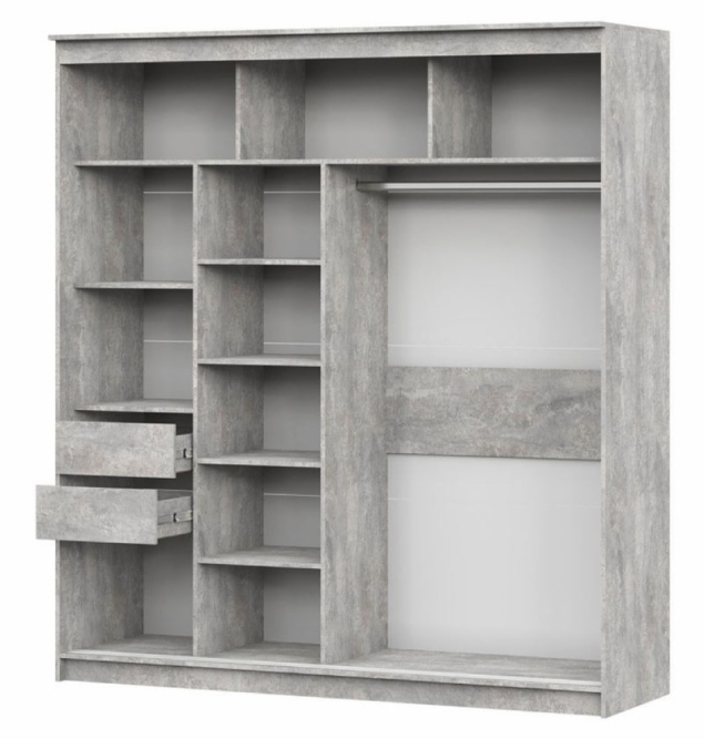 Шкаф-купе ШК №25 Грей (2000)