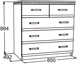 Комод Ольга 13 №1