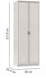 Шкаф для одежды 06.14 Габриэлла с зеркалом