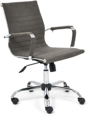 Кресло URBAN-LOW флок , серый, 29