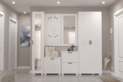 Шкаф «Монблан» МБ-21К белое дерево