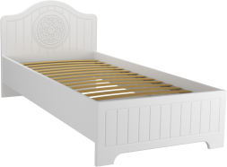 Кровать «Монблан» МБ (601К-604К) белое дерево