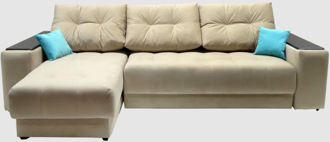 Диван Bond XL (27 см) с накладкой 5 подушек