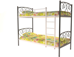 Металлическая двухъярусная кровать Злата