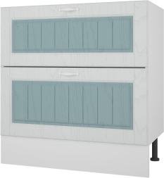 Стол рабочий 800 мм с двумя ящиками Камелия