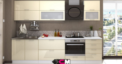 Кухня Ксения Ваниль (2,7 м) модульная