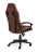 Кресло DRIVER флок/ткань, коричневый, 6/24