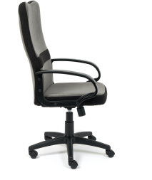 Кресло СН757 флок , серый/черный, 29/35