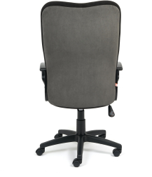 Кресло СН757 флок , серый/черный, 29/35