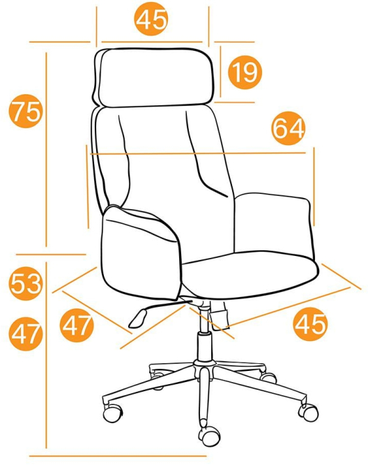 Кресло CHARM ткань, серый/серый, F68/C27