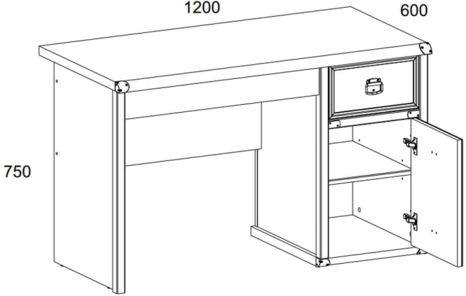 Стол 1D2S Магеллан
