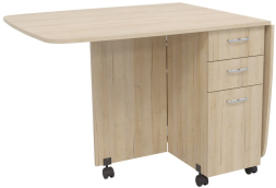 Стол книжка с ящиками (1-6702)