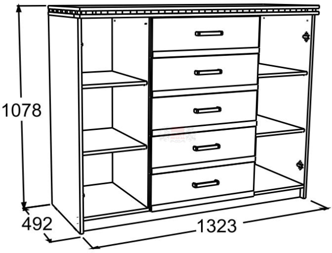 Комод Ольга 13 №3