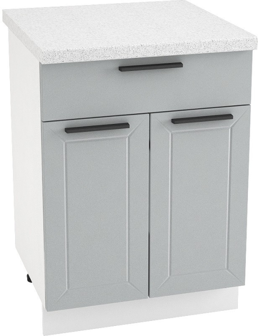 Шкаф нижний 1 ящ. с 2 ств. ШН1Я 600 Глетчер