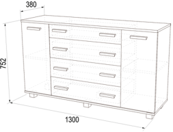 Комод К-4 (Аквилон)