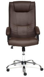 Кресло MAXIMA Хром кож/зам, коричневый, 36-36