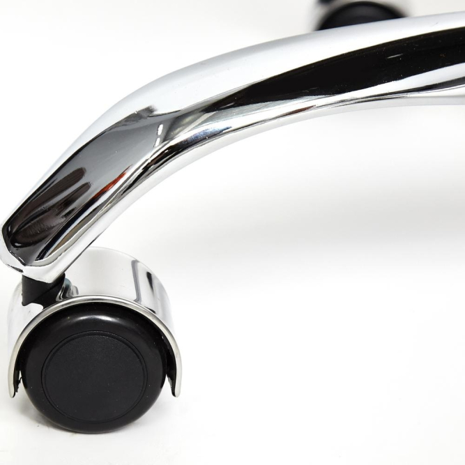 Кресло MAXIMA Хром кож/зам, коричневый, 36-36