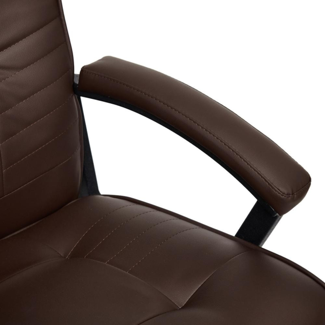 Кресло MAXIMA Хром кож/зам, коричневый, 36-36