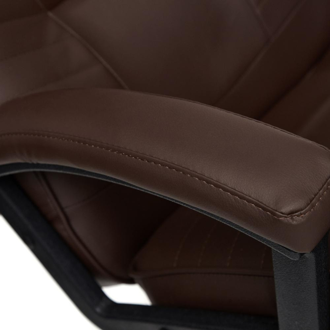 Кресло MAXIMA Хром кож/зам, коричневый, 36-36