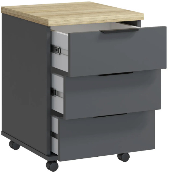 Тумба Скайлайт СЛ-12К блеквуд ячменный/графит