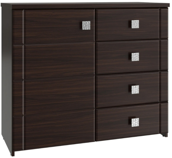 Комод Изабель ИЗ-52К орех темный