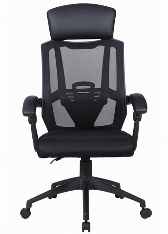 Кресло офисное BRABIX "Nexus ER-401", с подголовником, черное, 531835