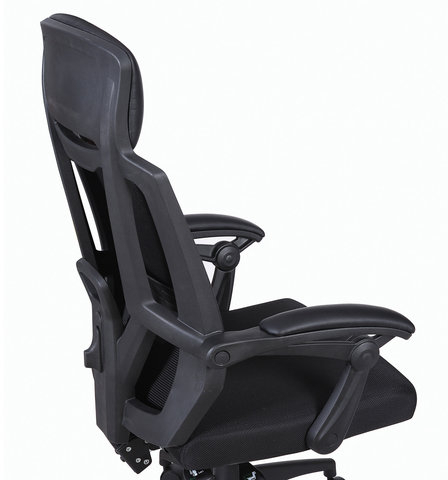 Кресло офисное BRABIX "Nexus ER-401", с подголовником, черное, 531835