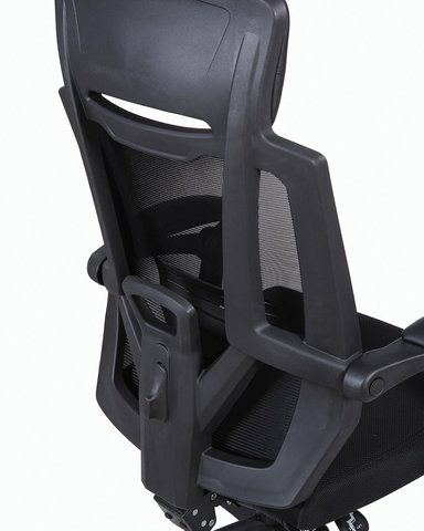 Кресло офисное BRABIX "Nexus ER-401", с подголовником, черное, 531835