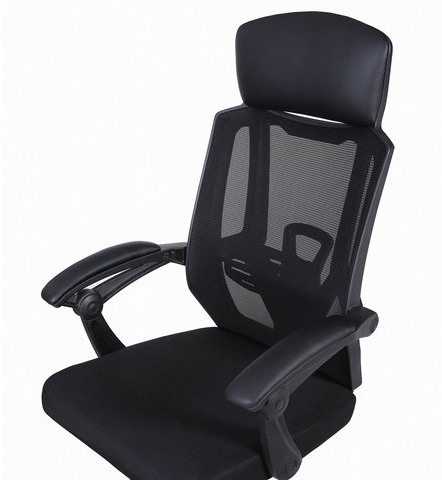 Кресло офисное BRABIX "Nexus ER-401", с подголовником, черное, 531835