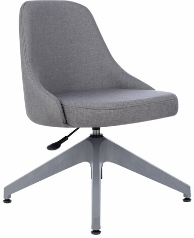 Кресло для приемных и переговорных CH-340GLZ, ткань, серое, 1923860
