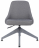 Кресло для приемных и переговорных CH-340GLZ, ткань, серое, 1923860