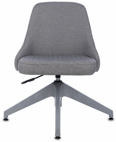 Кресло для приемных и переговорных CH-340GLZ, ткань, серое, 1923860
