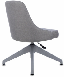 Кресло для приемных и переговорных CH-340GLZ, ткань, серое, 1923860