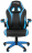 Кресло компьютерное СН GAME 15, экокожа, черное/голубое, 7022779