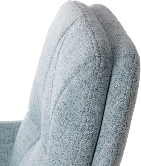 Кресло GARDA ткань, голубой, фостер 15