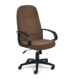 Кресло СН747 флок , коричневый, 6