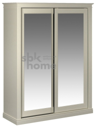 Шкаф-купе 2-х дверный Сиена (двери зеркальные)