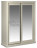 Шкаф-купе 2-х дверный Сиена (двери зеркальные)