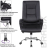 Кресло офисное BRABIX "Forward EX-570", хром, экокожа, черное, 531837