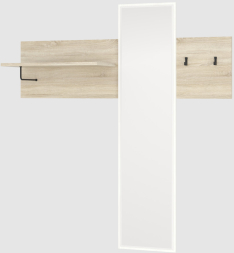 Вешалка с зеркалом Колибри (2-3820)