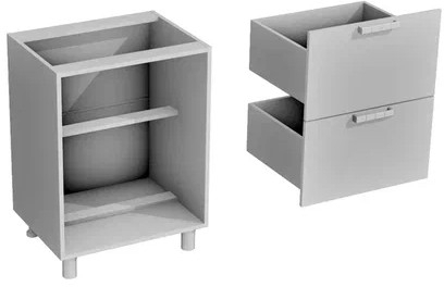 Нижний шкаф Н2Я-600 Лаванда