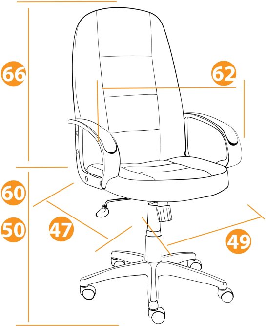 Кресло СН747 флок , бежевый, 7