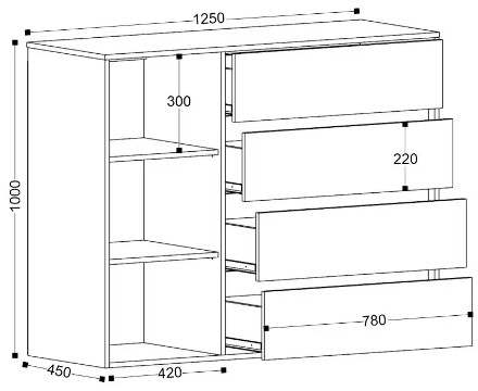 Комод Нильс 5