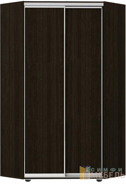 Шкаф-купе угловой Стандарт Комби 1 Венге магия