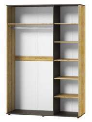 Шкаф 3х ств. (с зеркалом) сек. №10 Аэлита