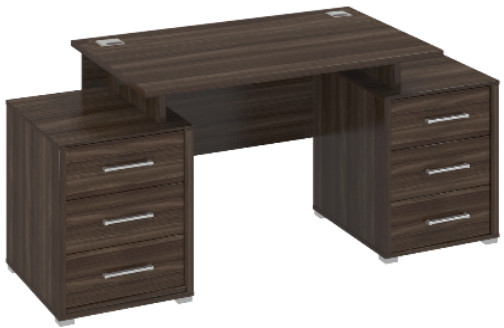 Стол с двумя тумбами СВ7 (СВ1+СВ7+СВ73*2)