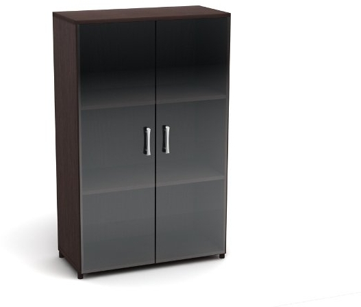 Шкаф низкий со стеклом К10 (ШК39+ДК35х2+ФС01х2)